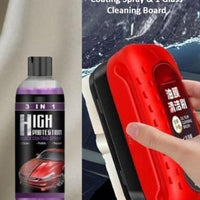 Combo - 1 Bottle Of 3 In 1 Coating Spray & 1 Glass Cleaning Board