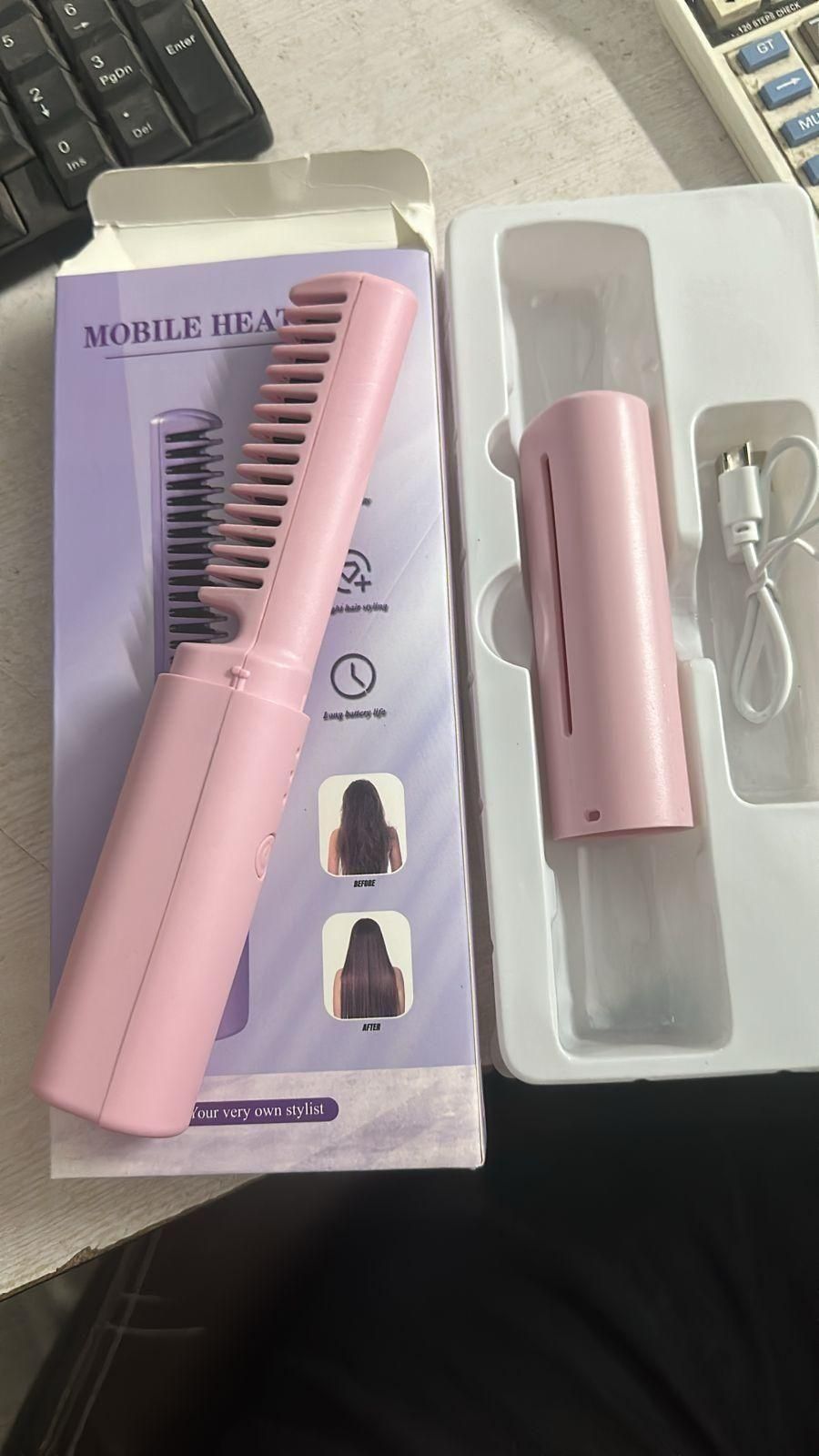 Mini straightner + Comb